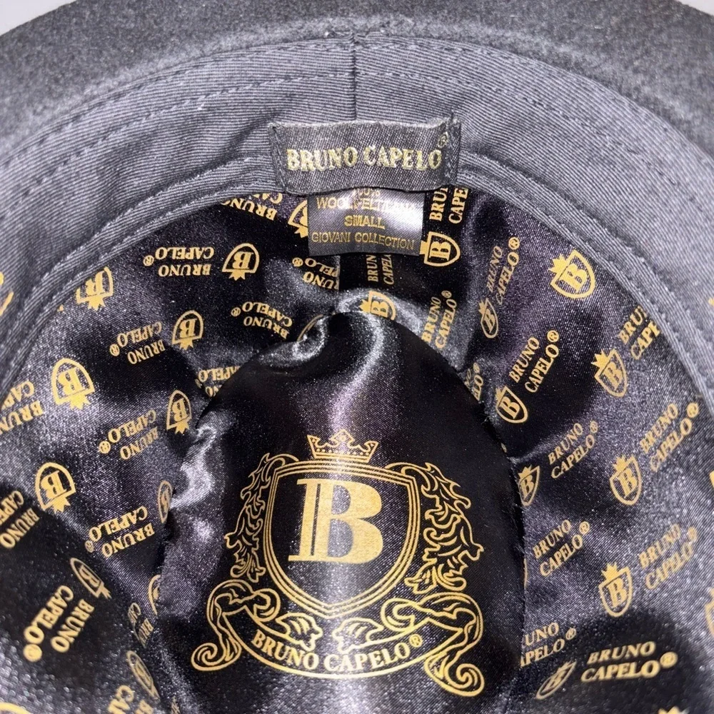 Men's Black Top Hat 100% Australian Wool By Bruno Capelo
